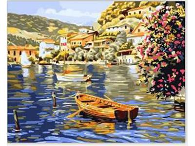 DIY digital painting Venice, a small town - OBL835036