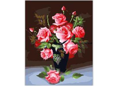 DIY digital painting flowers - OBL835038