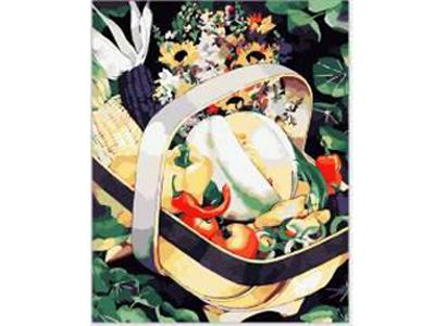DIY Digital Oil Painting Fruit Basket. - OBL835042