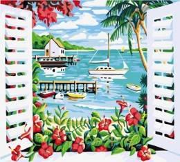 DIY DIGITAL OIL PAINTING WINDOW - OBL835078