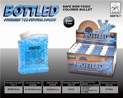 WATER BOMB 7-8MM, 700 CAPSULES PER BOTTLE (12 / BOX) - OBL835330