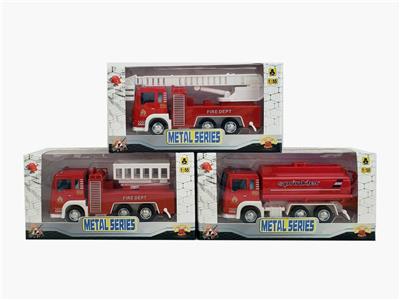 1:55 Alloy Return Vehicle - Fire Truck. - OBL835428