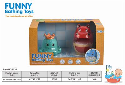 HIPPO BUBBLE MAKER GREEN OCTOPUS. - OBL835659