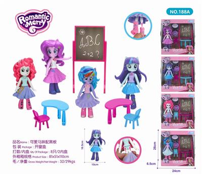 CUTE MA MEI WITH BLACKBOARD - OBL835934