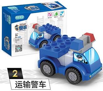 FOUR IN TWO POLICE CARS / TRANSPORT POLICE CARS - OBL835992