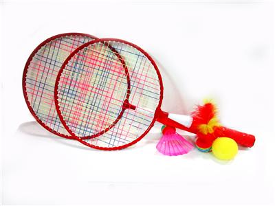 BADMINTON RACKETS WITH THE BALL. - OBL836554