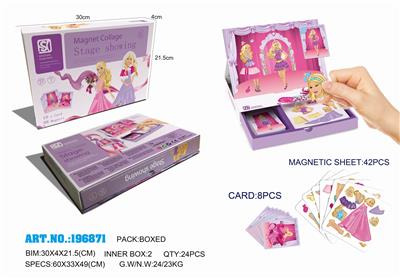 THREE DIMENSIONAL MAGNETIC BOOK OF PRINCESS - OBL836616