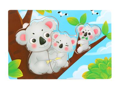 WOODEN KOALA FILL-IN PUZZLE. - OBL836897