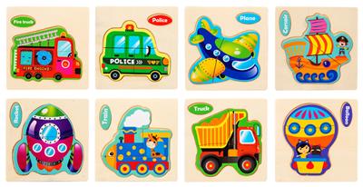 WOODEN VEHICLE PUZZLE - OBL836941
