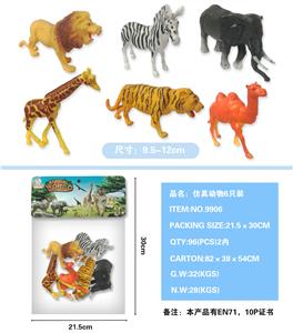 仿真动物6只装 - OBL837765