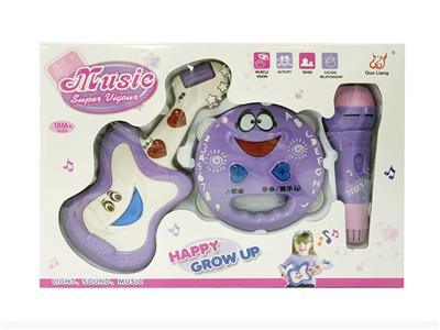 MUSIC TAMBOURINE MICROPHONE DOLL COMBINATION - OBL837856