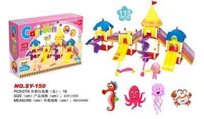 BUILDING BLOCK DIY ASSEMBLY PARK 108PCS - OBL837984