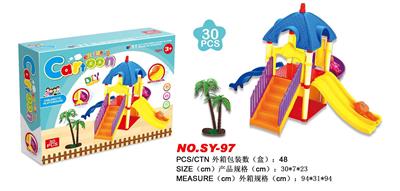 30PCS DIY ASSEMBLY PARK - OBL837986