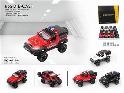 BAIC BIG WHEEL POLICE CAR - OBL838013