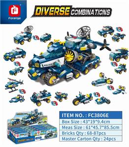 天启铠甲警车 - OBL838070