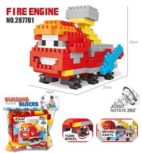 FIRE ENGINE ROTATING LARGE PARTICLE BLOCKS (172PCS) - OBL838121