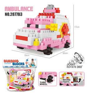 AMBULANCES CAN ROTATE LARGE PARTICLE BLOCKS (197PCS) - OBL838123