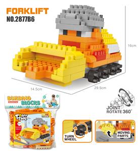 BULLDOZER CAN ROTATE LARGE PARTICLE BUILDING BLOCKS (148PCS) - OBL838126