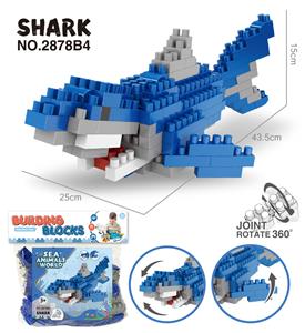 SHARK ROTATABLE LARGE PARTICLE BUILDING BLOCKS (158PCS) - OBL838130