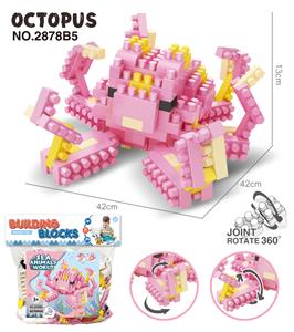 OCTOPUS ROTATABLE LARGE PARTICLE BUILDING BLOCKS (157PCS) - OBL838131