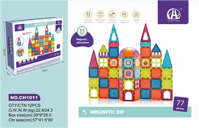COLOR WINDOW MAGNETIC SHEET 77PCS - OBL838162