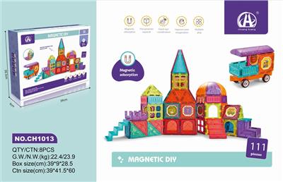 COLOR WINDOW MAGNETIC SHEET 111PCS - OBL838164
