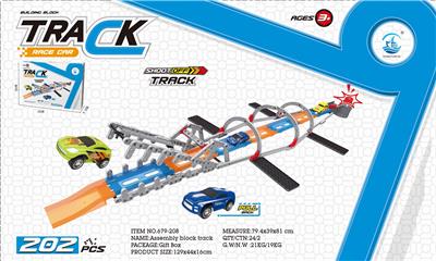 CROCODILE BUILDING BLOCKS E PROJECTILE RAIL CAR 202PCS. - OBL838482