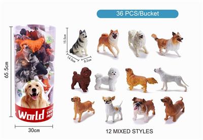 PVC桶装（搪胶宠物36只装） - OBL838720