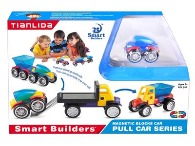 MAGNETIC ASSEMBLY ENGINEERING VEHICLE 21PCS. - OBL838778