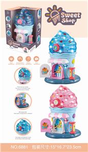 LIGHT VOICE MUSIC COLORFUL ICE CREAM HOUSE. - OBL839196