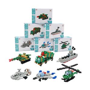 DIY BUILDING BLOCK ASSEMBLY MILITARY 6-IN-1 HYBRID - OBL839619