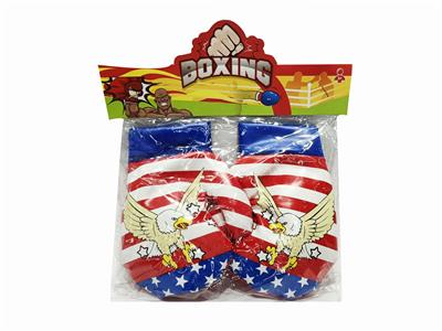 WHITE-HEADED SEA EAGLE AMERICAN FLAG BOXING GLOVES. - OBL839743