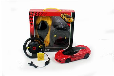 1:16四通灯光拉法拉利遥控车 - OBL840072