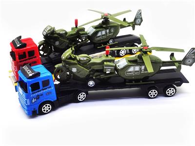 回力军事飞机摩托惯性拖头车 - OBL840393