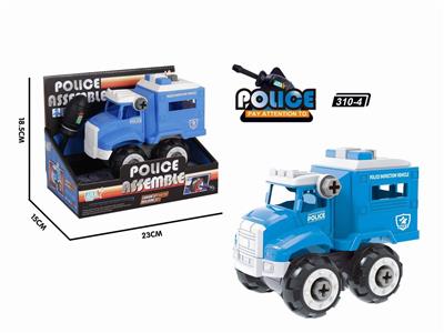 DISMOUNTING POLICE PATROL CAR - OBL840456