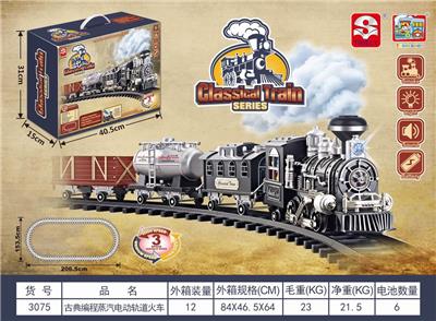古典编程蒸汽电动轨道火车 - OBL841223
