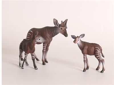 3只装硬胶动物 - OBL841290