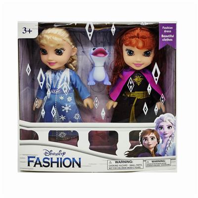 10 INCH EMPTY IC MUSIC SISTER WITH FIRE DRAGON ICE PRINCESS. - OBL841467