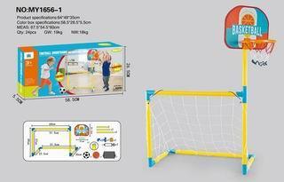 FOOTBALL GOAL WITH BLUE BOARD - OBL841536