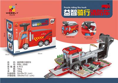PUZZLE RIDING SCENE CAR (RED) - OBL841590
