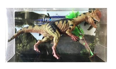 TPR实心仿真恐龙双脊龙棕色 - OBL841830