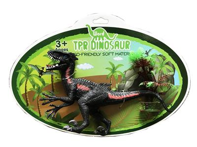 TPR实心仿真恐龙狂盗龙黑色 - OBL841846