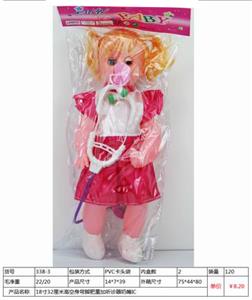 18 INCH 32 CM HIGH EMPTY ELBOW WINK FAT CHILD PLUS STETHOSCOPE NIPPLE IC. - OBL841919