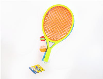 42CM TENNIS RACKET WITH BALL AND FEATHERS. - OBL841995