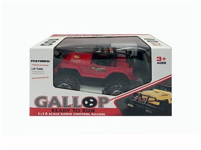 四通遥控灯光重力感应越野吉普车 - OBL842014