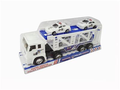 实色惯性大拖头警车 - OBL842022