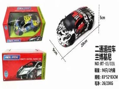 1:24涂鸦二通遥控车兰博基尼 - OBL842197