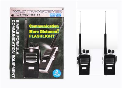 SIMULATION WALKIE TALKIE WITH FLASHLIGHT ROD ANTENNA - OBL843598