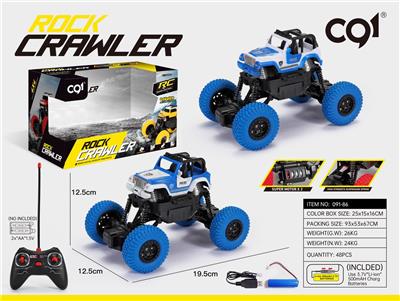 1：20牧马人四轮攀爬警车 - OBL843710