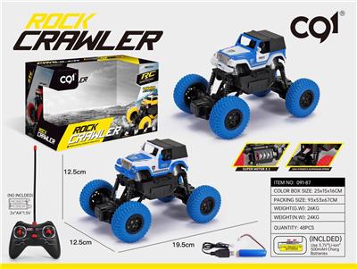 1：20牧马人四轮攀爬警车 - OBL843711